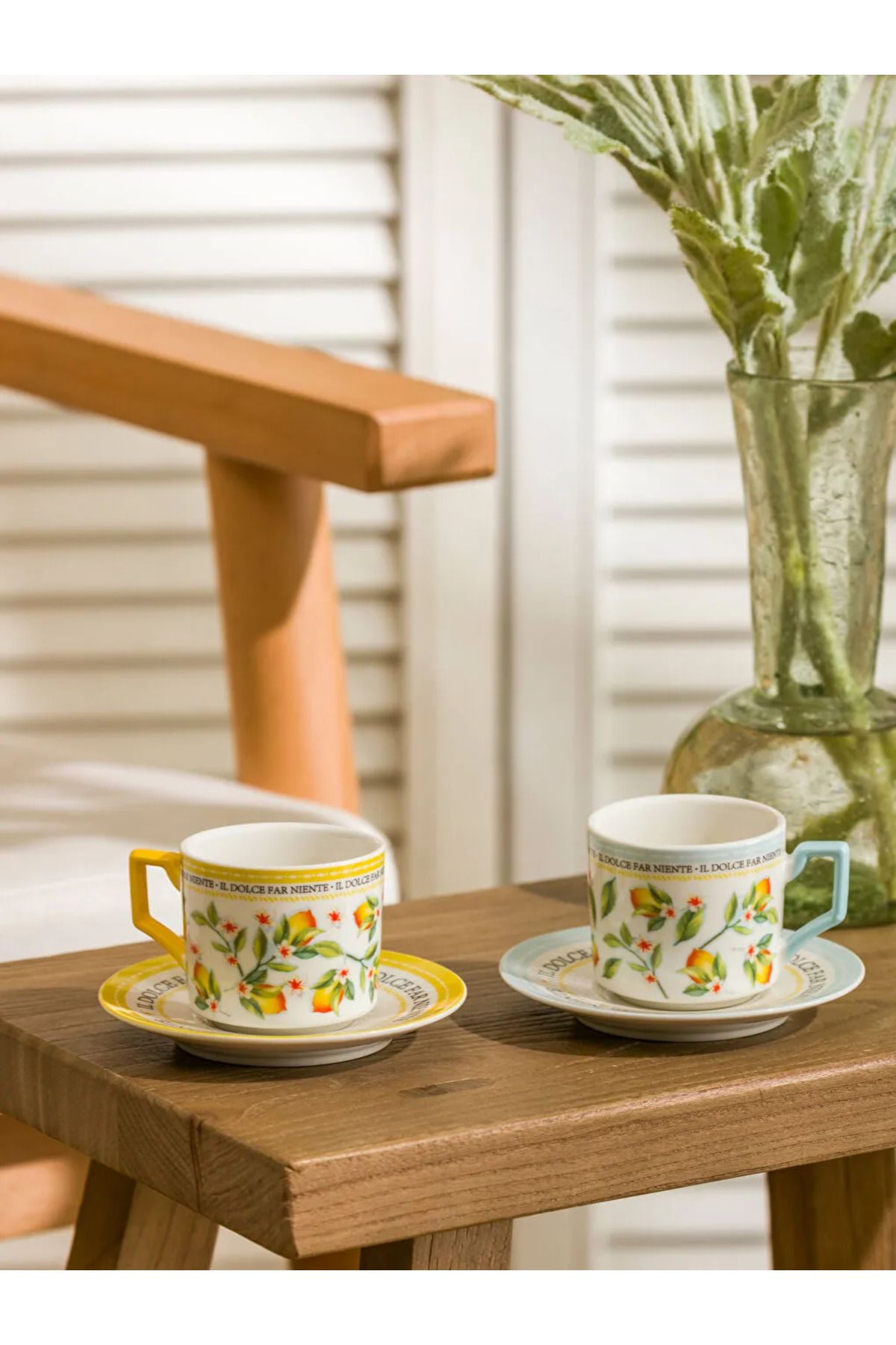 LC Waikiki LCW HOME Karişik Çiçek Baskılı 2 Kişilik Porselen Kahve Fincan Takımı 90 ml