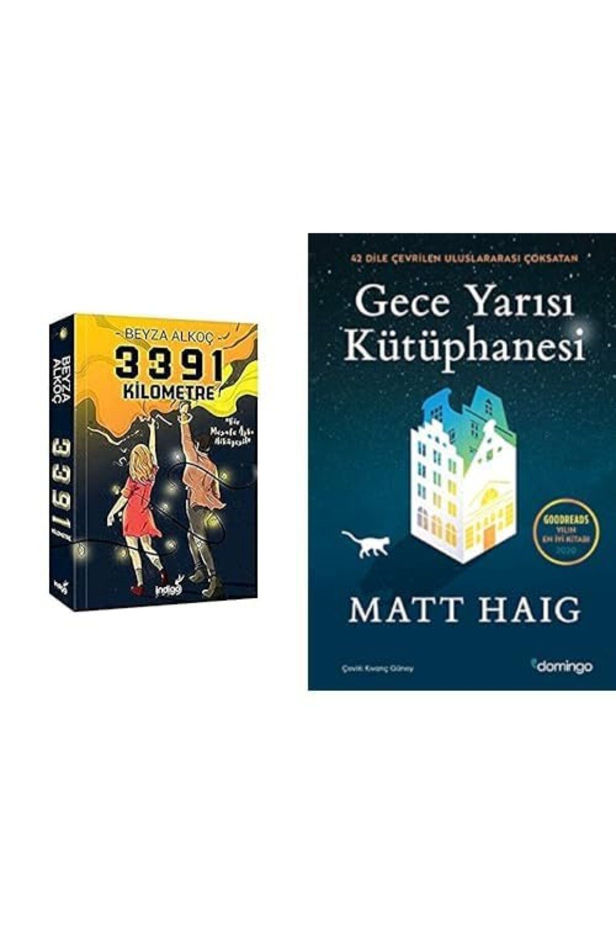Destek Yayınları 3391 kilometre + gece yarisi kutuphanesi =2 li set