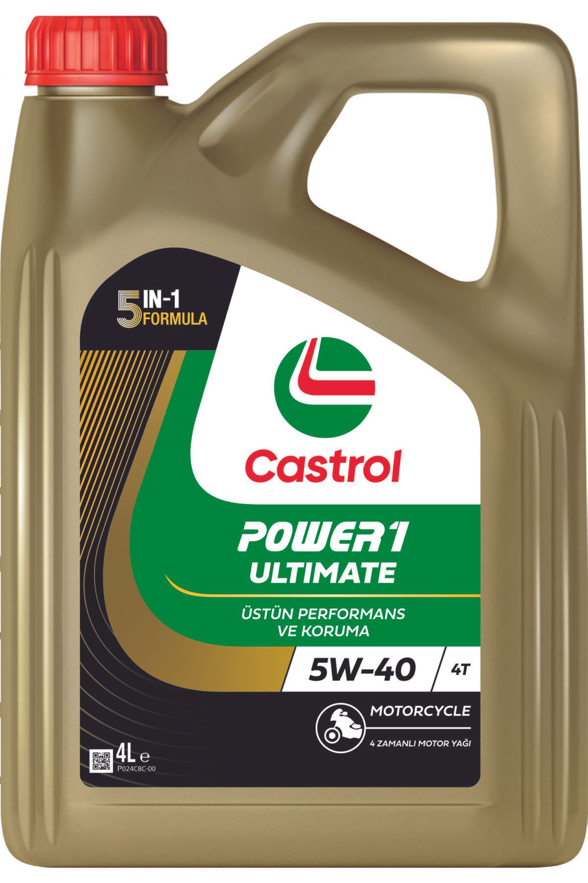 CASTROL POWER1 ULTIMATE 4T 5W-40 4 LİTRE MOTORSİKLET YAĞI