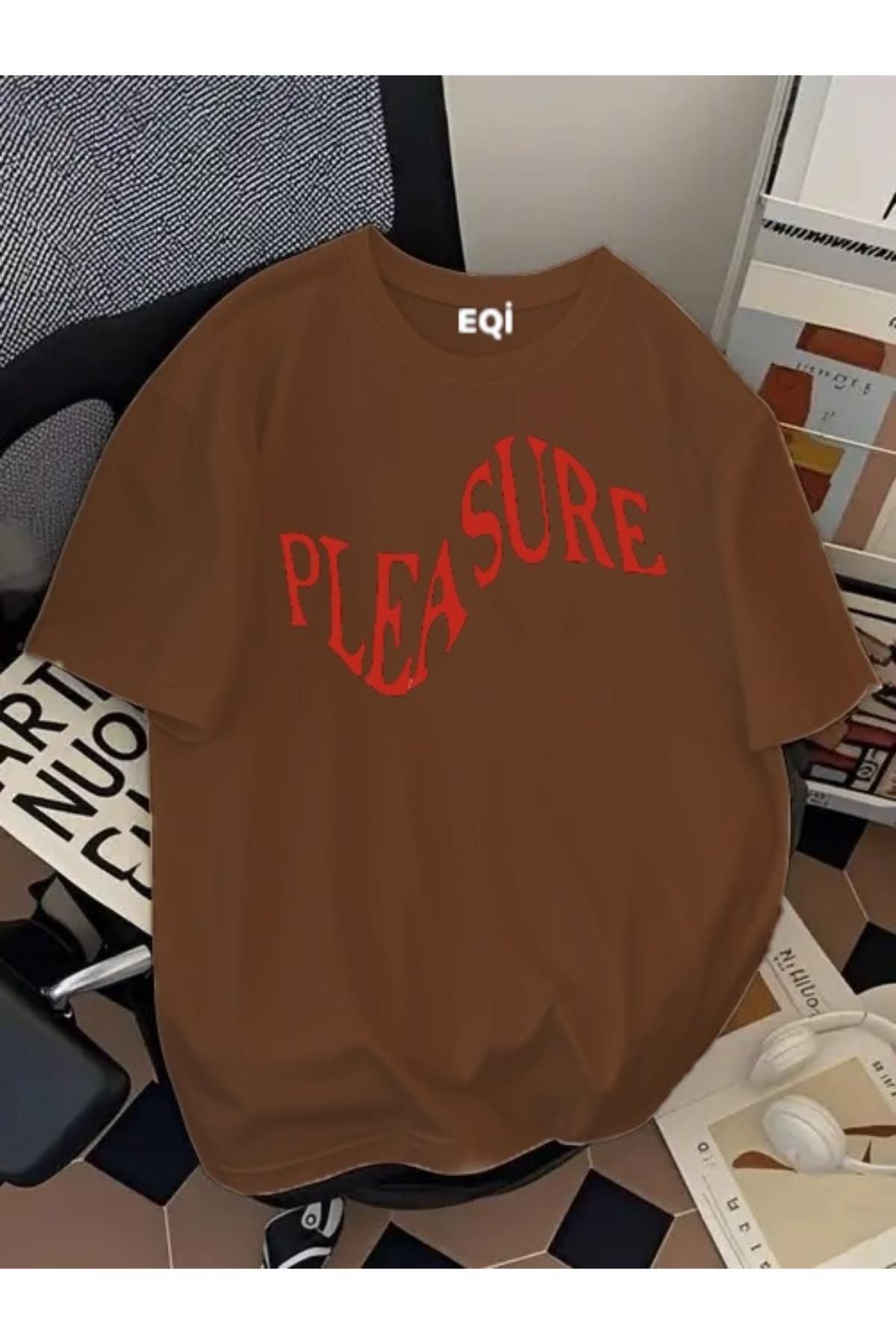 EQİ Pleasure Baskılı Oversize T-Shirt