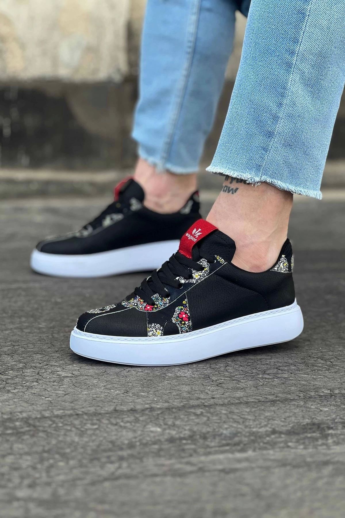 luz&pos WG040 Siyah Kurukafa Erkek Casual Ayakkabı