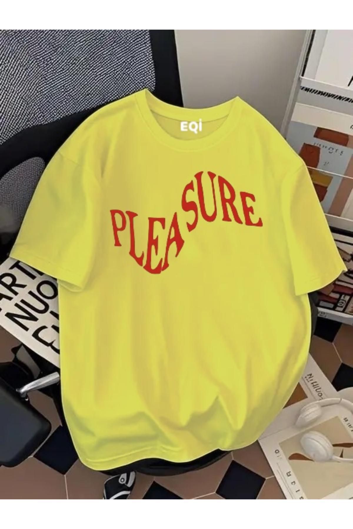 EQİ Pleasure Baskılı Oversize T-Shirt