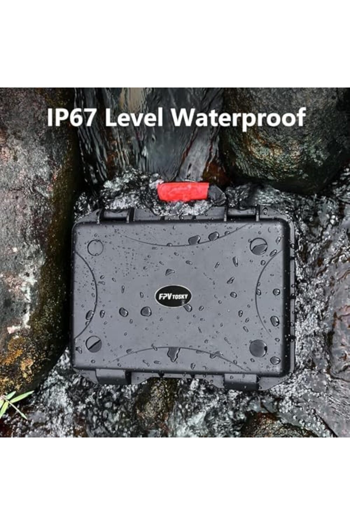 Cesiro-FPVtosky Dual Layer Hard Case for DJI Air 3 Drone/Fly More Combo, Large Waterproof Case 5