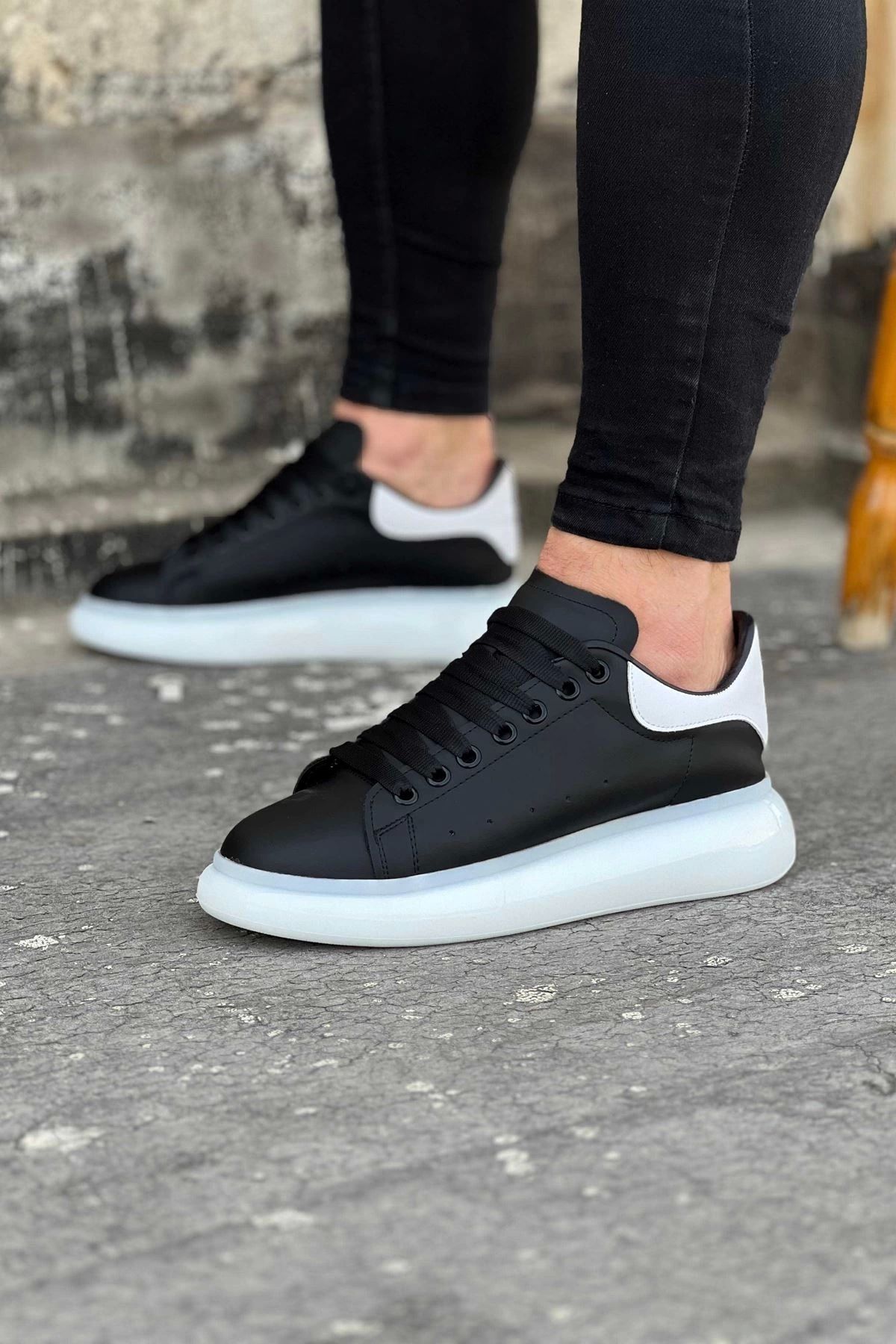 luz&pos WG095 Siyah Beyaz Erkek Casual Ayakkabı