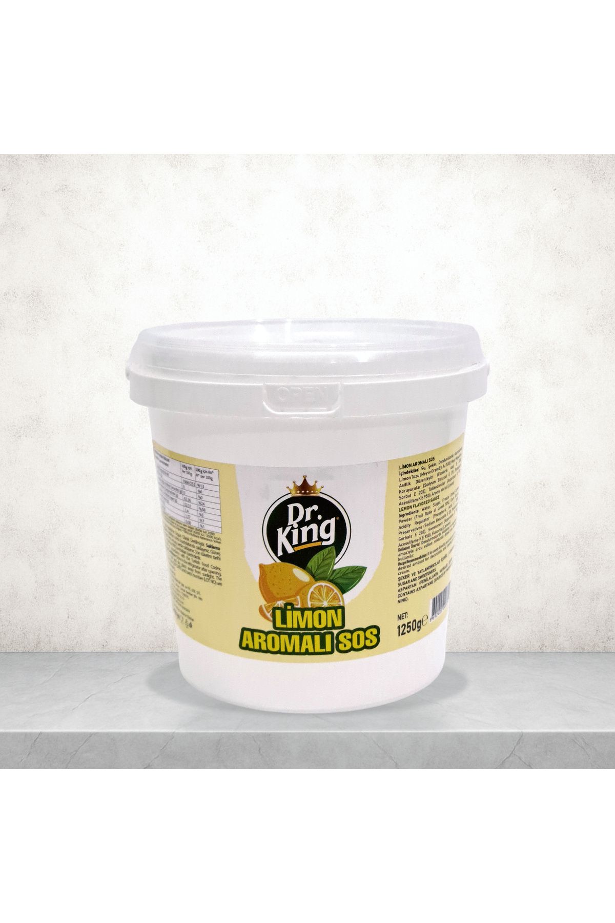 NEW KING LİMON AROMALI SOS 1250 G