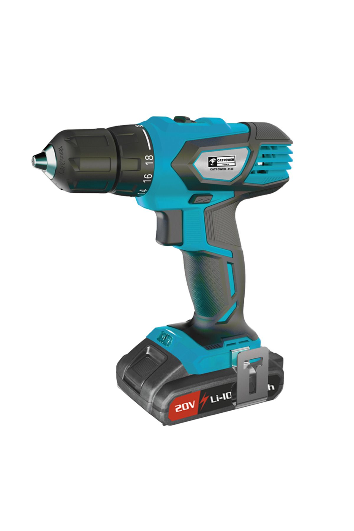 CATPOWER EL ALETLERİ Catpower CAT4140 Akülü Vidalama 10 mm 20V Lİ-İON 2.0Ah /4.0Ah