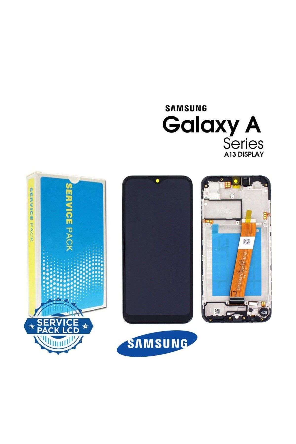 Samsung A135 A13 Lcd Ekran + Dokunmatik Çıtalı %100 Kvk