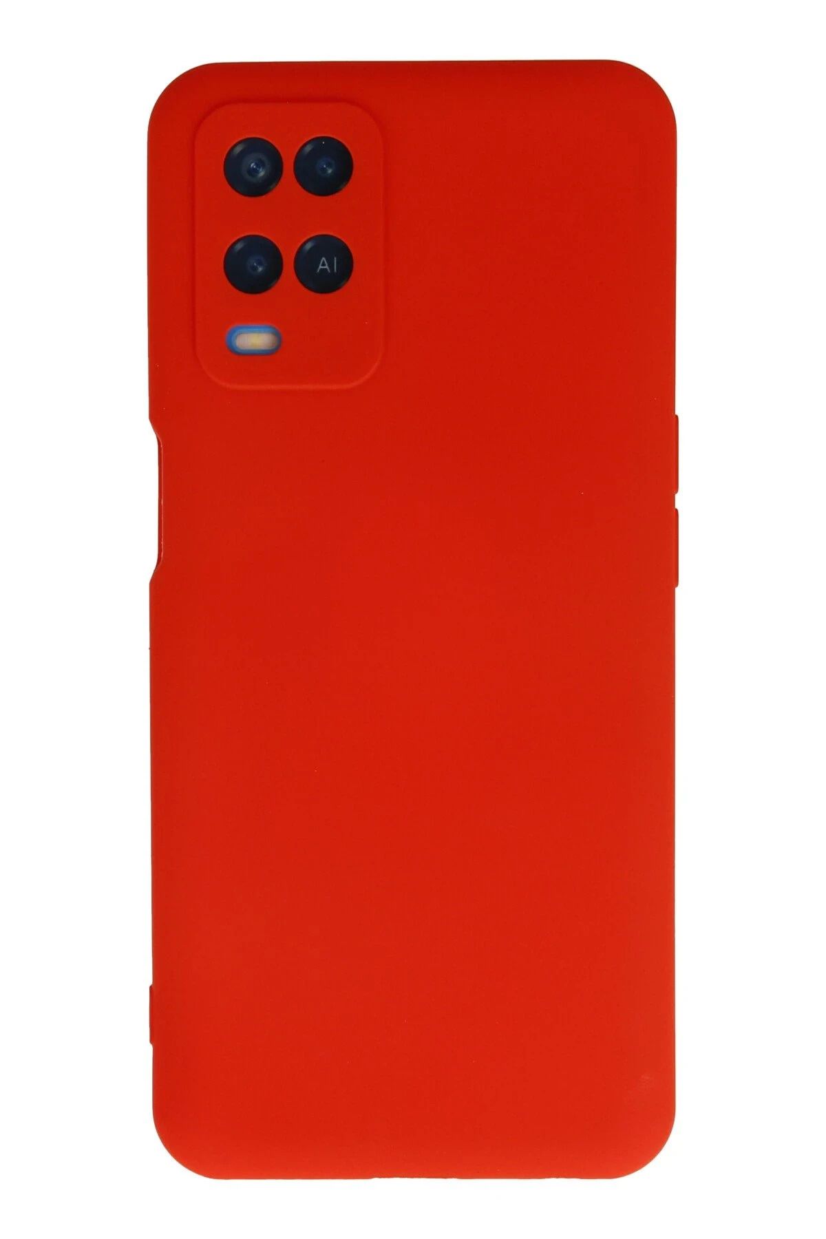 NewFace A54 4G Kılıf Nano içi Kadife Silikon - Kırmızı FERRG