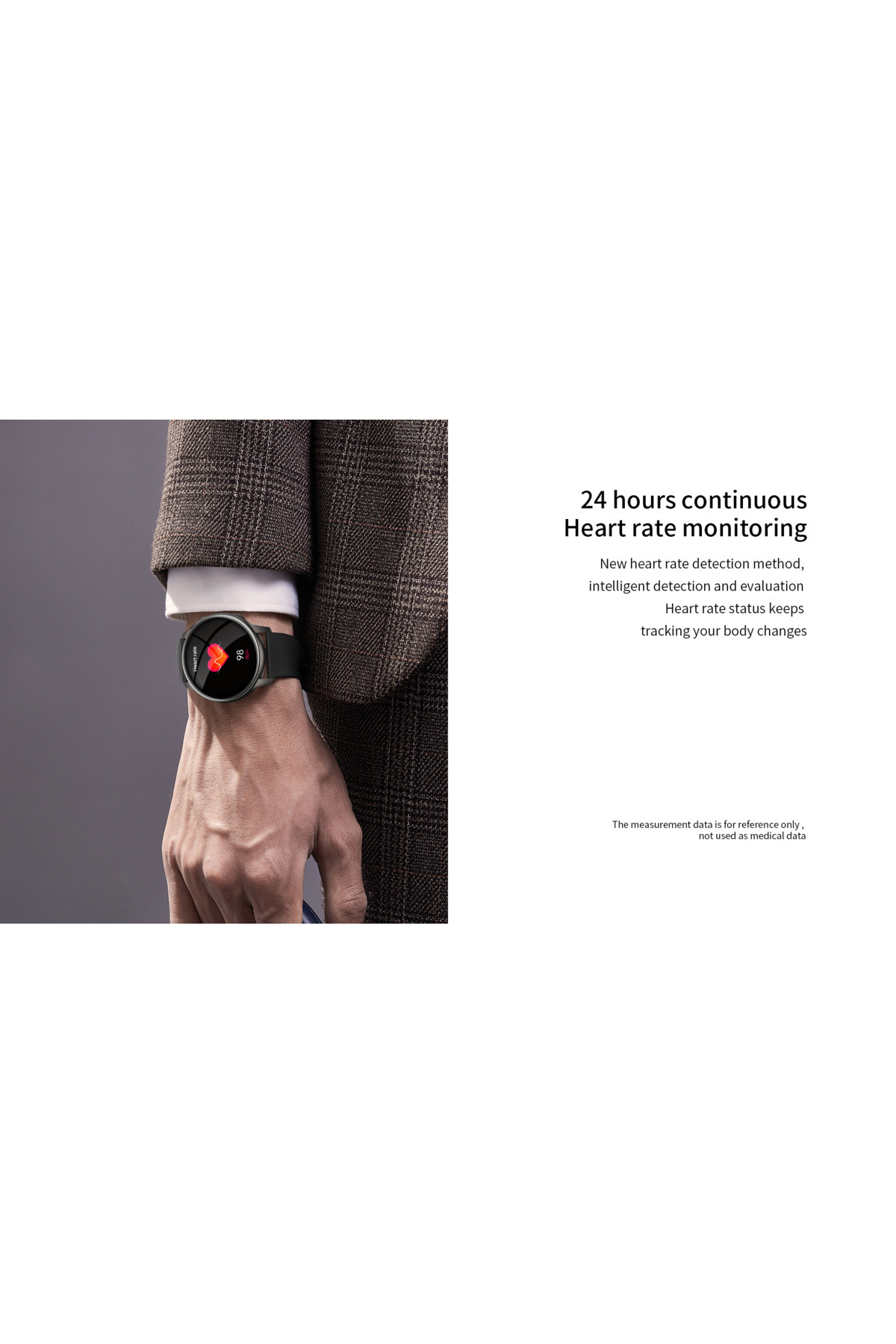 Smart Vibe-Smartwatch AMOLED WiX™ GT, Always ON Display, Ecran Curbat 2.5D, UltraSlim, Fitness Tracker, Black 2