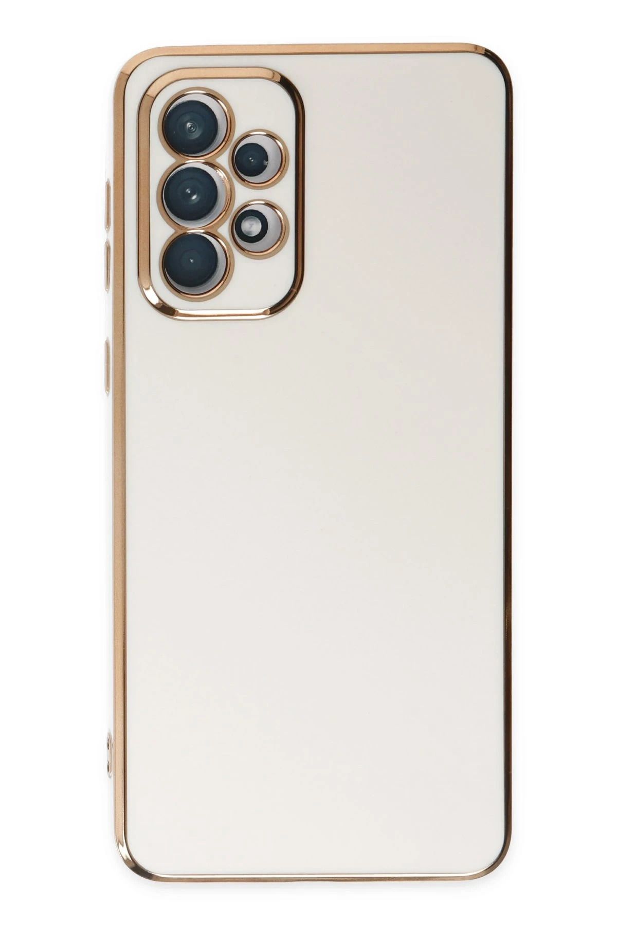 NewFace Samsung Galaxy A73 5G Kılıf Volet Silikon - Beyaz FERRG