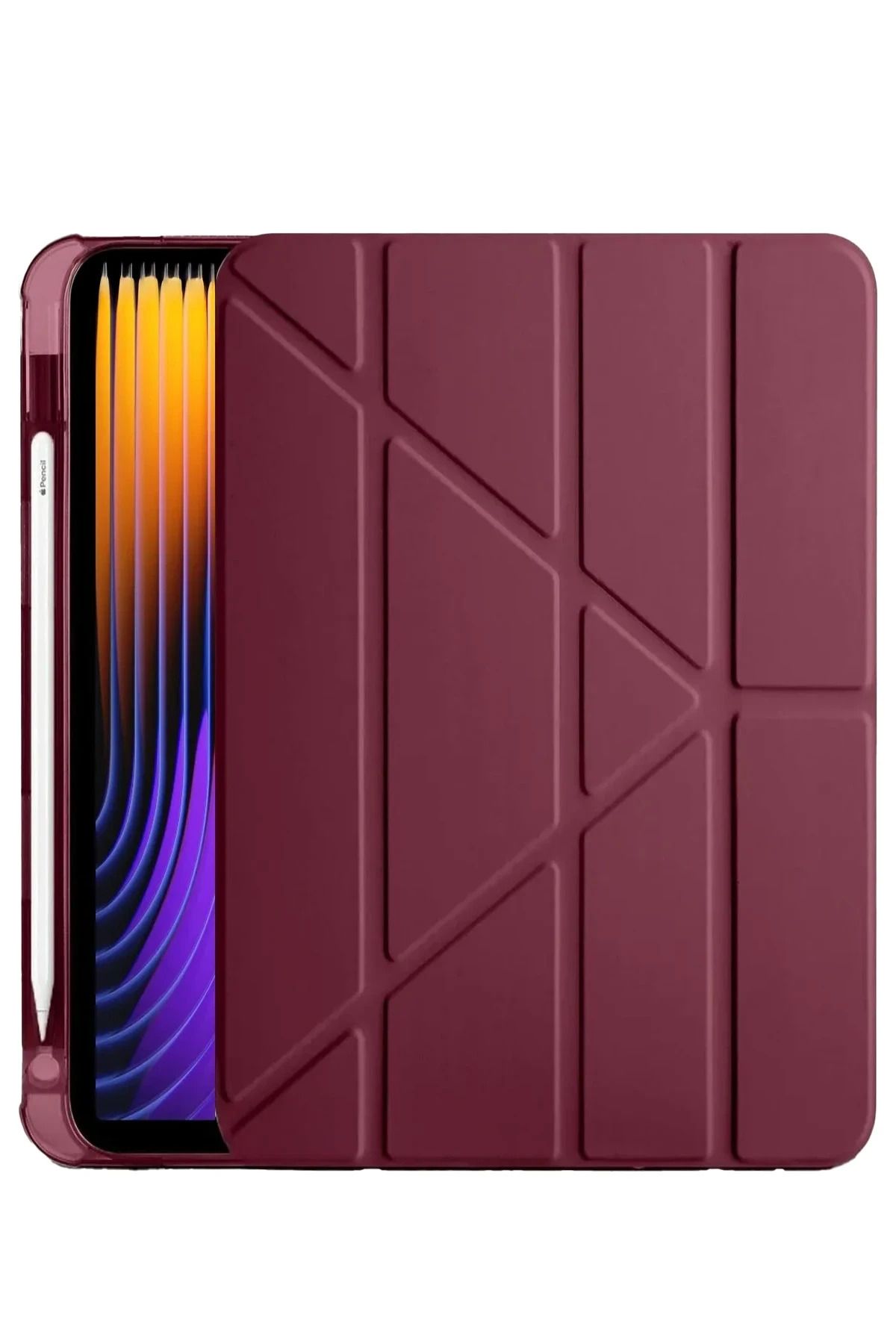 NewFace Xiaomi Pad 7 Pro Kılıf Kalemlikli Mars Tablet Kılıfı - Mor FERRG