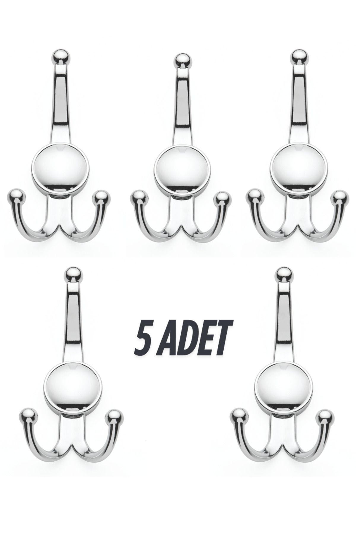 Kozak 5'Lİ Metal Portmanto Askı