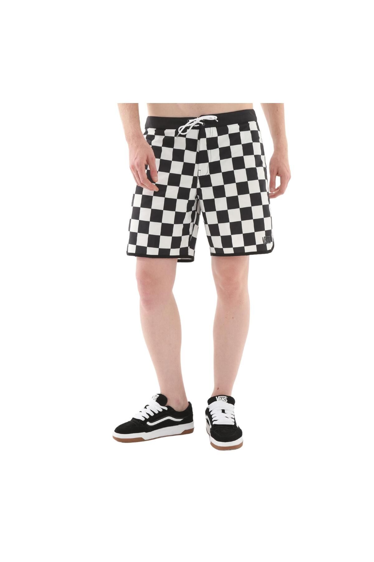 Vans 000M8JY281-R Vans Mte Everride Scalloped Aop Boardshort Erkek Beyaz