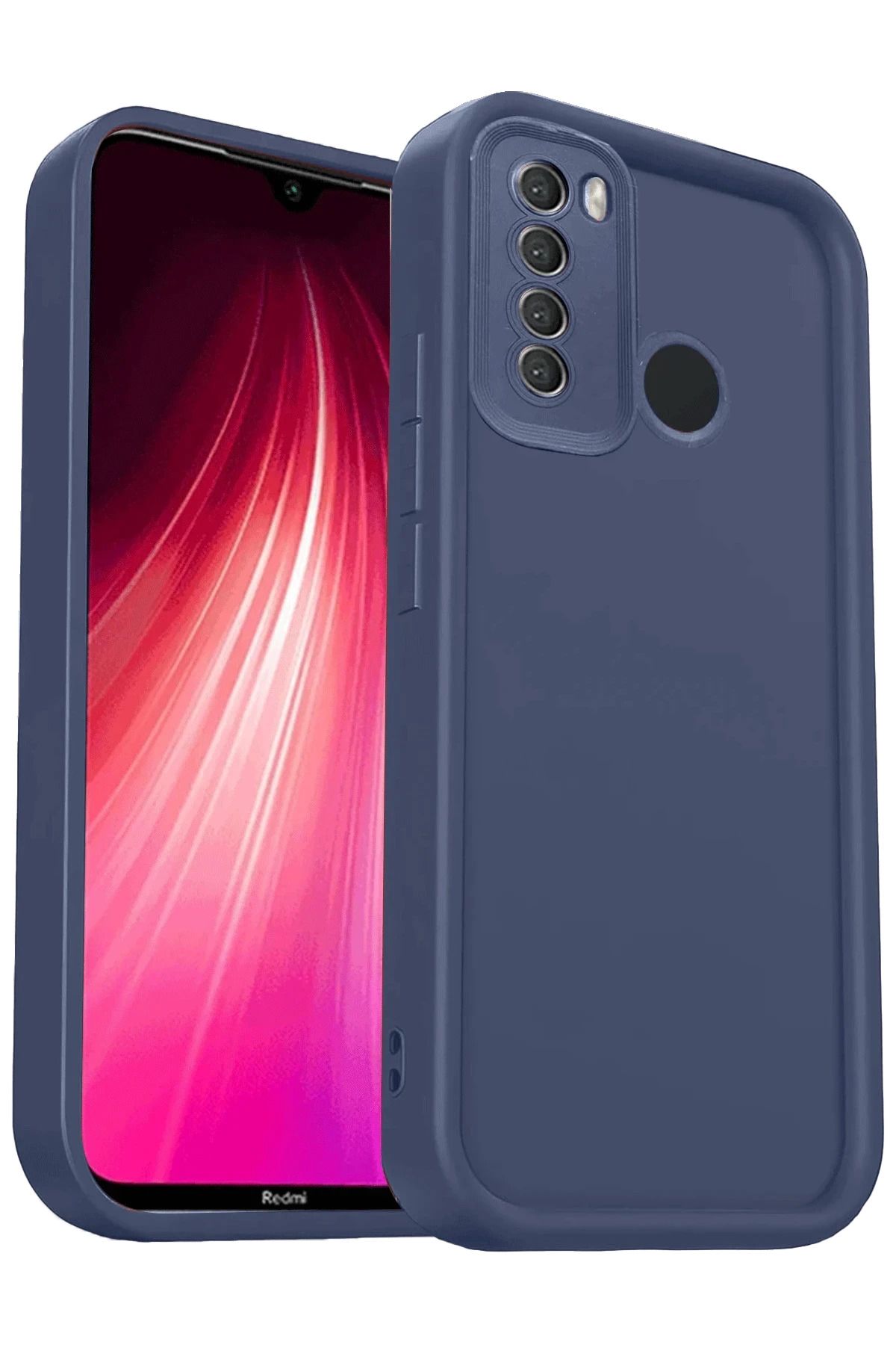 NewFace Xiaomi Redmi Note 8 Kılıf Viera Silikon - Lacivert FERRG