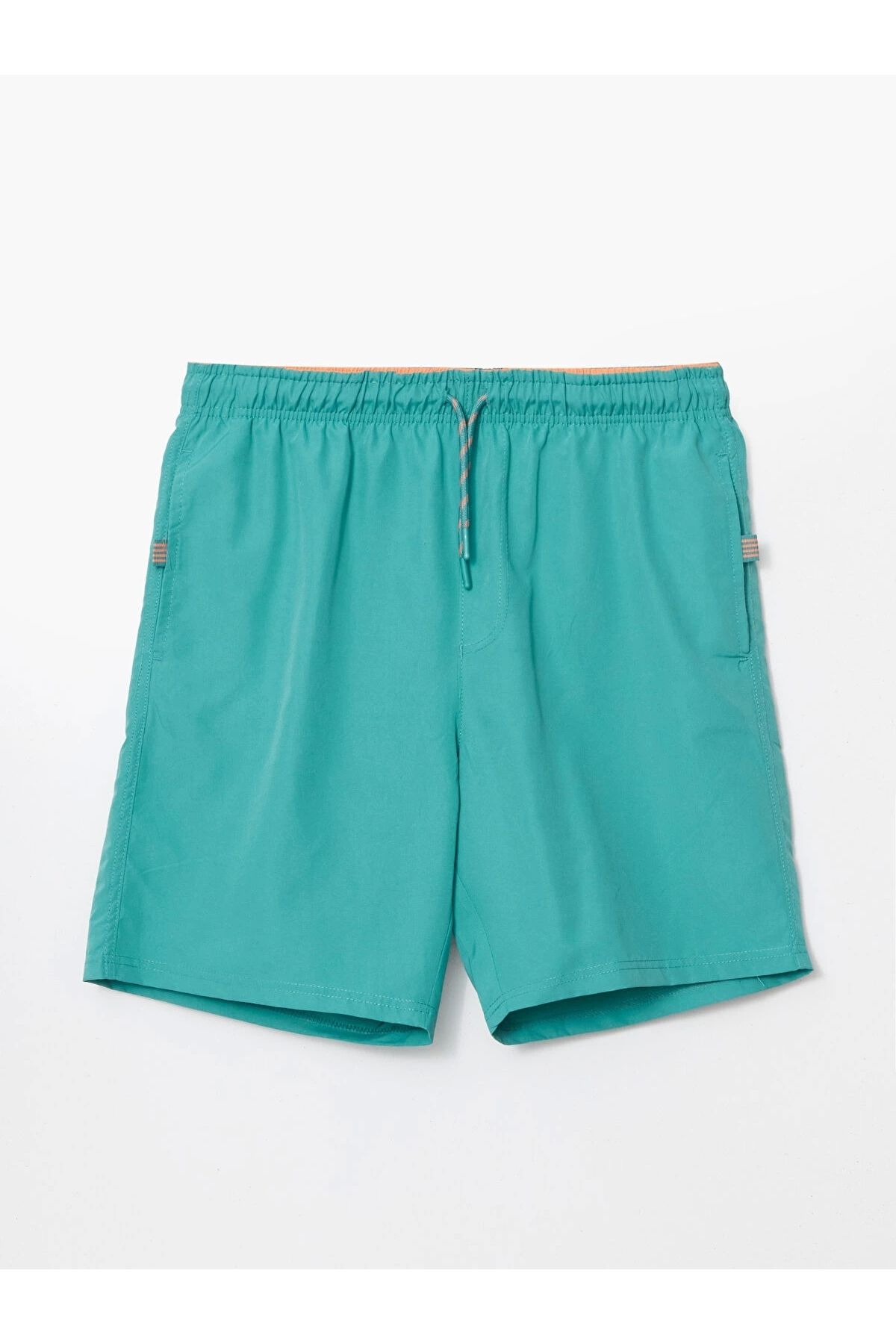 LC Waikiki LCW SWIMWEAR Turkuaz Diz Hizası Boy Basic Erkek Deniz Şortu