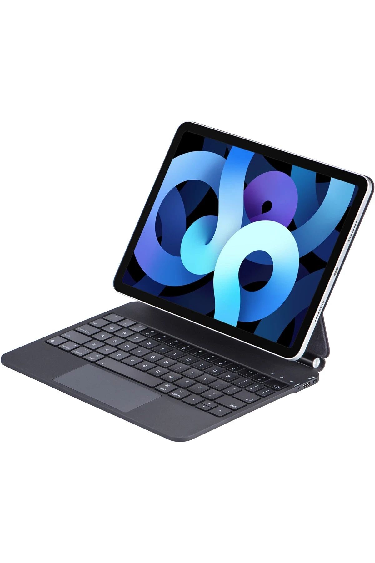 NewFace iPad Pro 13 (2024) Kılıf X9P Magic Manyetik Klavyeli Tablet Kılıfı - Siyah FERRG