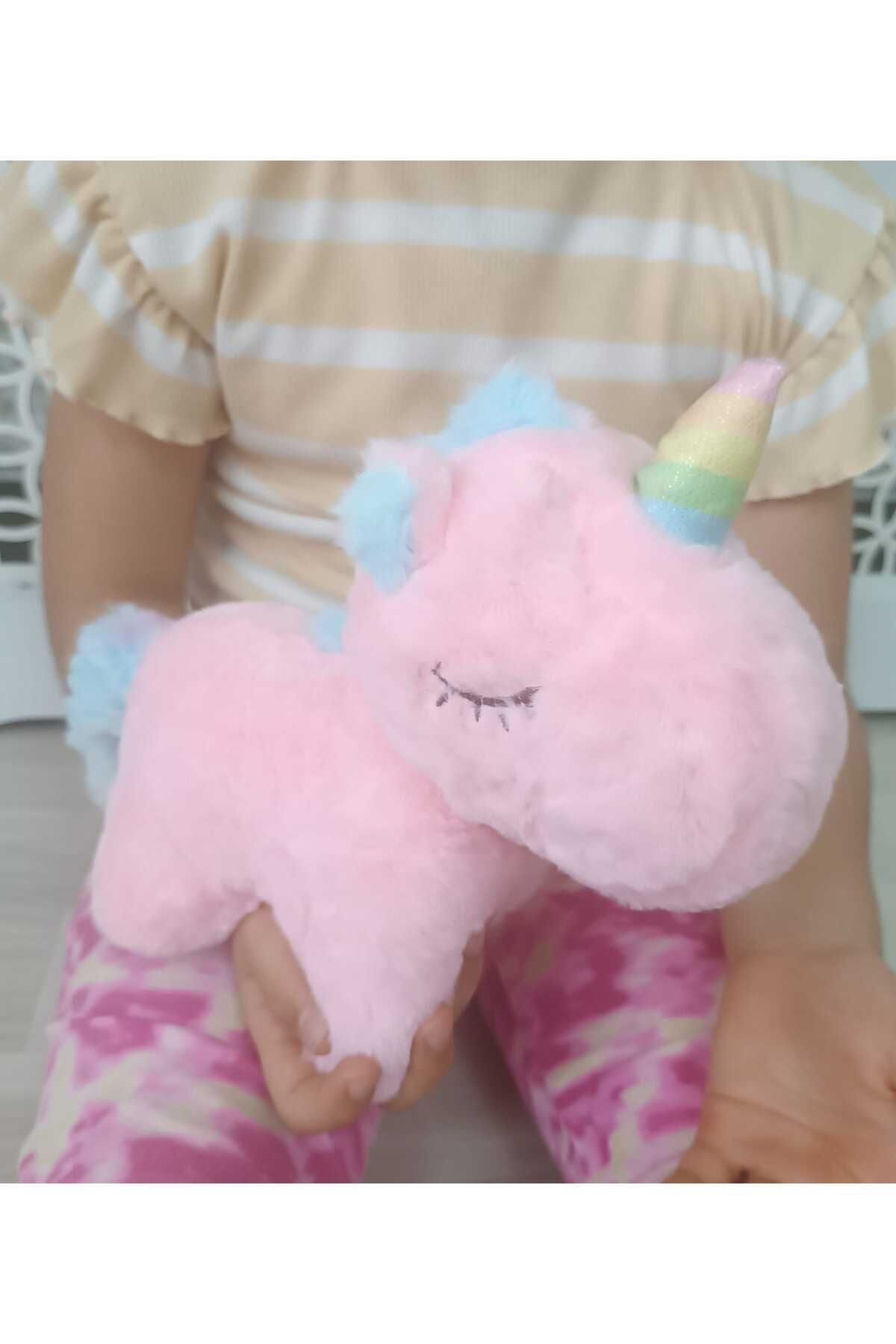 LRS STORE Sevimli Uyuyan Unicorn Peluş Yüksek kalite 20 cm Pony Peluş Oyuncak