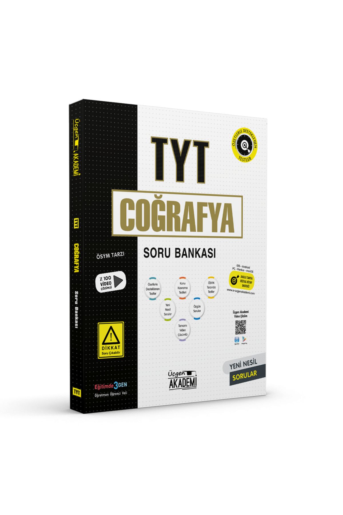 Üçgen Akademi Tyt Coğrafya Soru Bankası Ösym Tarzı Yeni Nesil Sorular Video Çözümlü