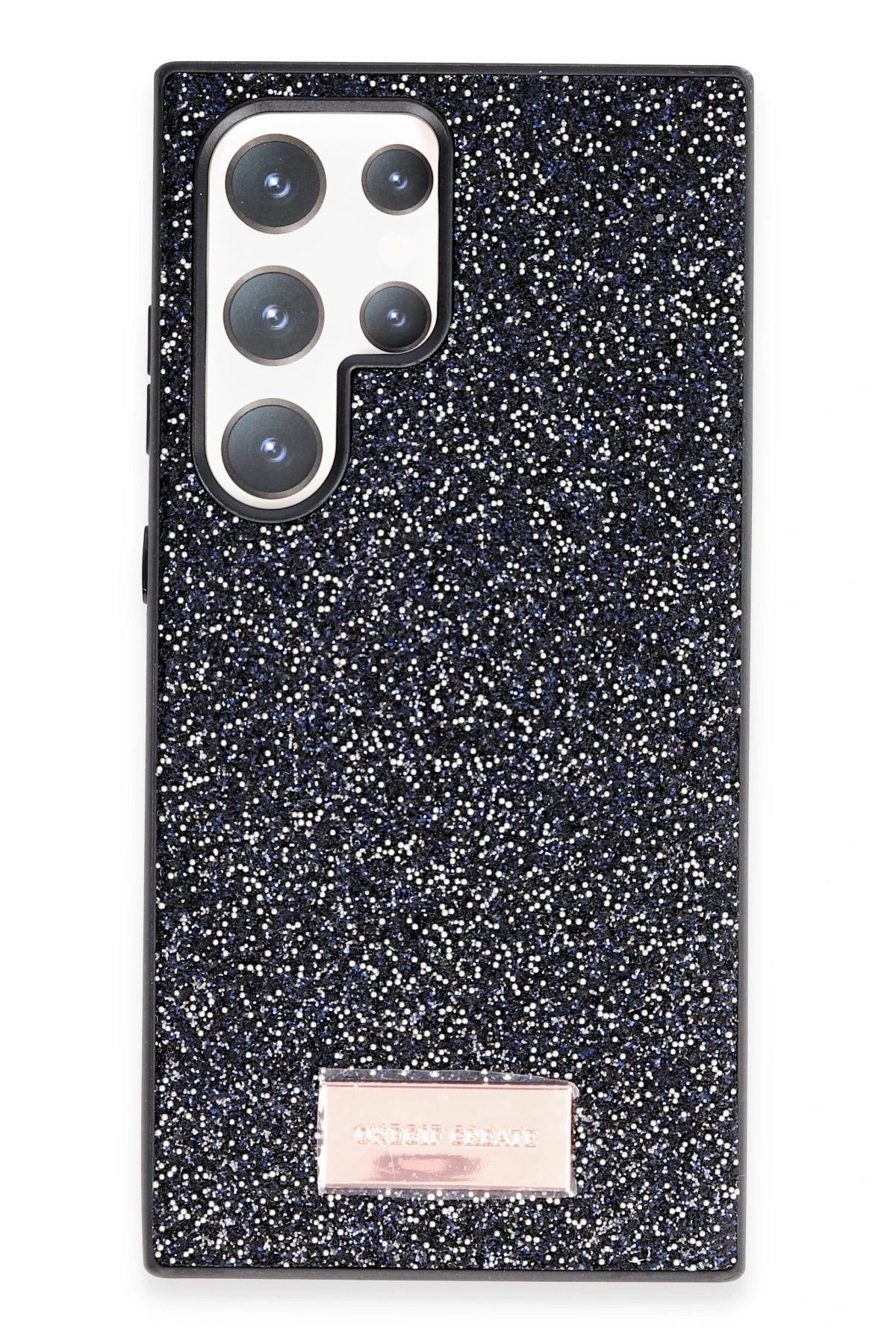 ONEGIF Samsung Galaxy S23 Ultra Bright Simli Kapak - Siyah FERRG
