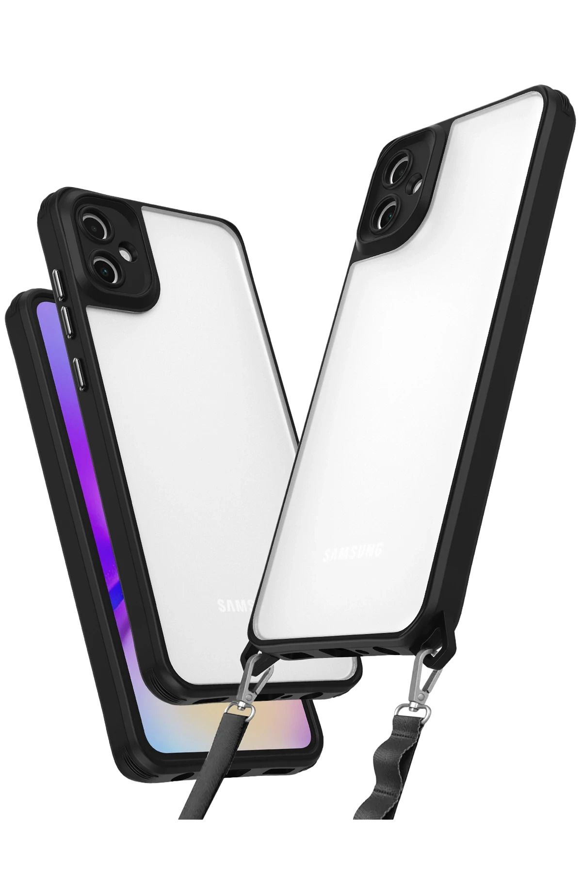 NewFace Samsung Galaxy A06 Kılıf Penta Silikon Kılıf - Siyah FERRG