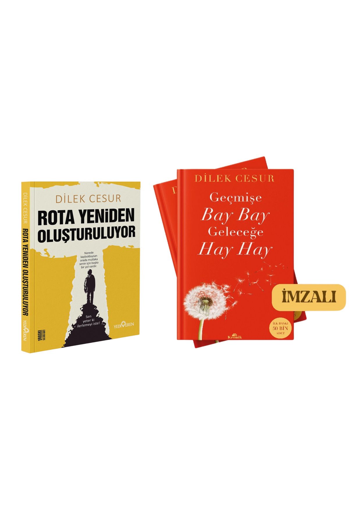 ENDA YAYINCILIK Geçmişe Bay Bay Geleceğe Hay Hay - Rota Yeniden Oluşturuluyor - 2 Li Set - Dilek Cesur