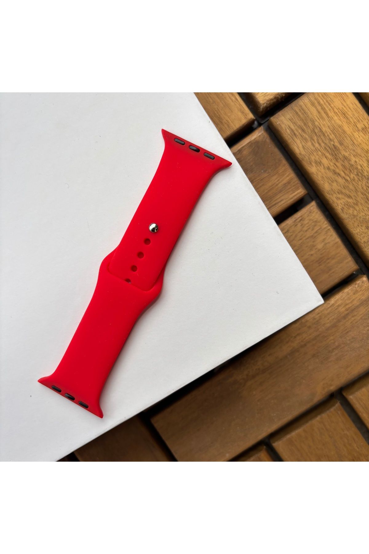 sayecase Apple Watch 6/7/SE/8/9 Serisi Uyumlu 42-44-45-49 MM Classic Silikon Kordon