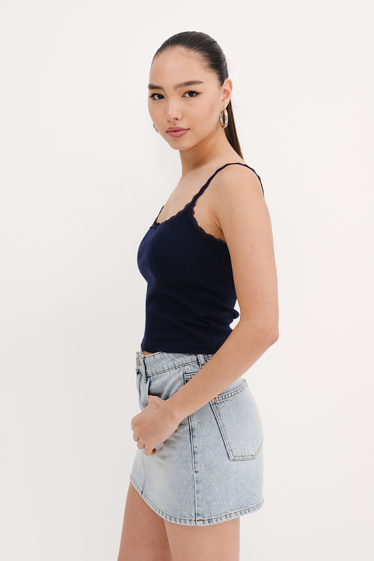 Addax-Bow Detailed Tank Top A1670-E8 5