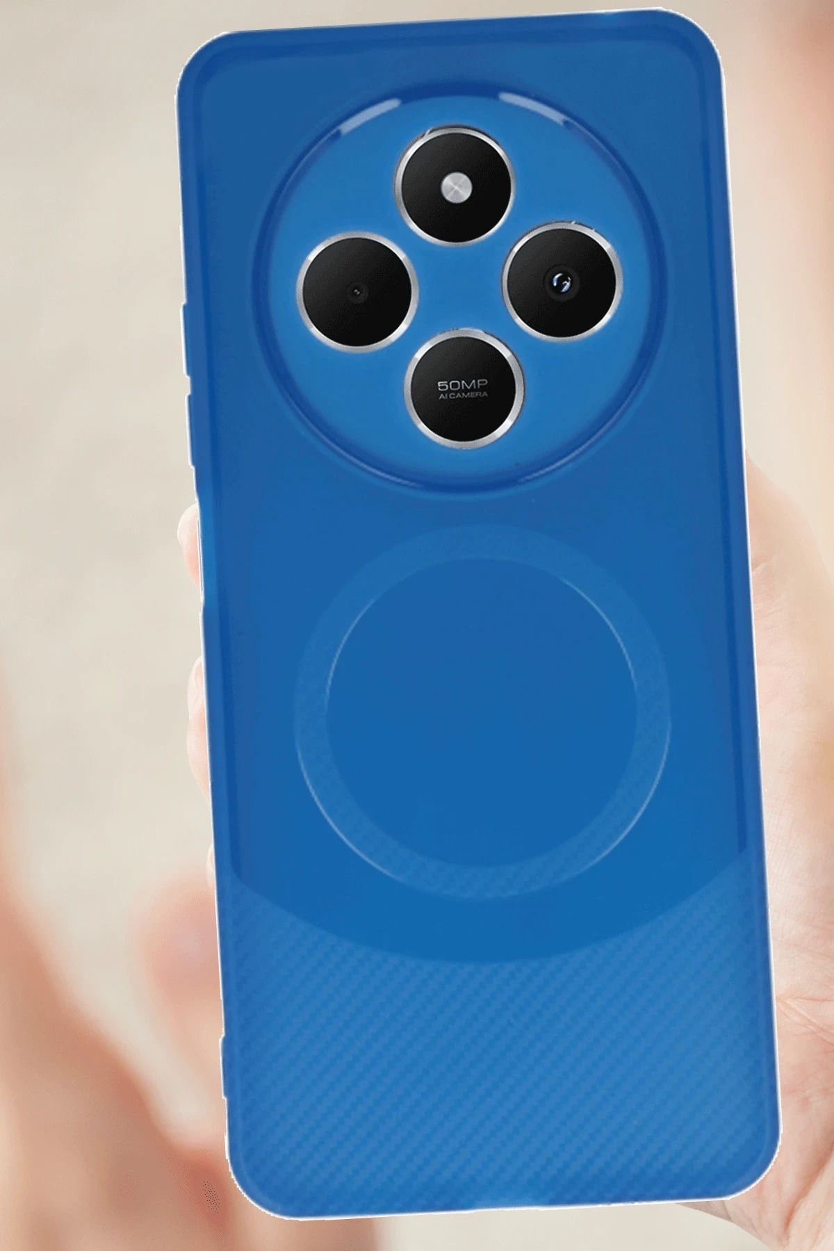 NewFace Xiaomi Redmi 14C Kılıf Maya Karbon Kapak - Siyah FLKRY