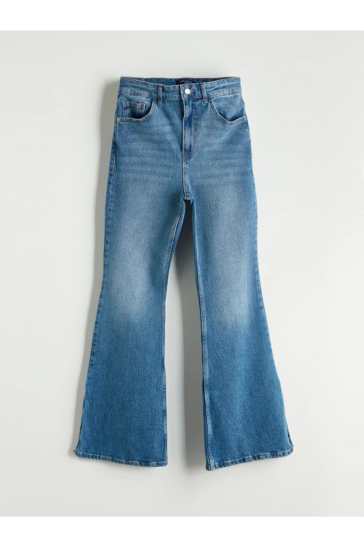 LC Waikiki LCW Jeans Indigo Mars Flare Kadın Jean Pantolon
