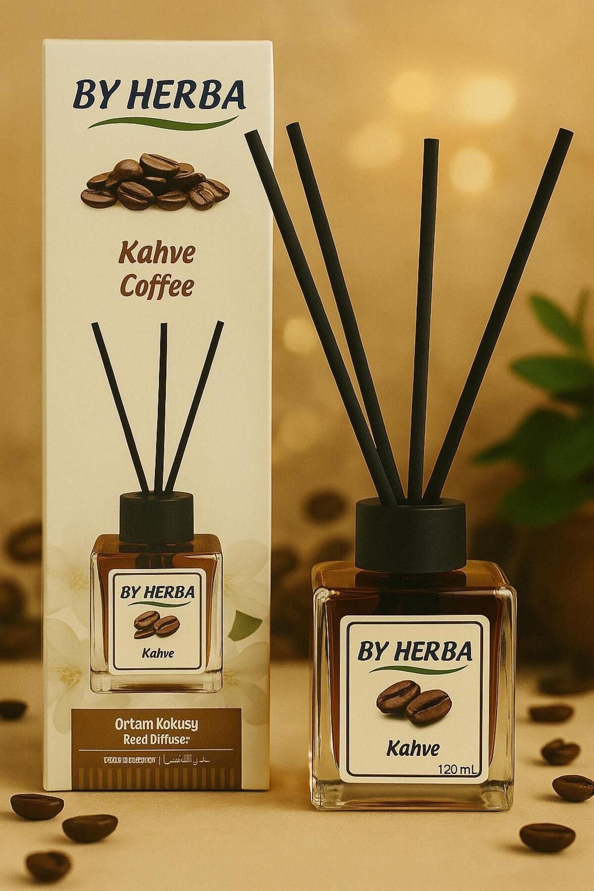 Lugami Kahve Kokulu Bambu Çubuklu Etkili Oda Kokusu 125 ml