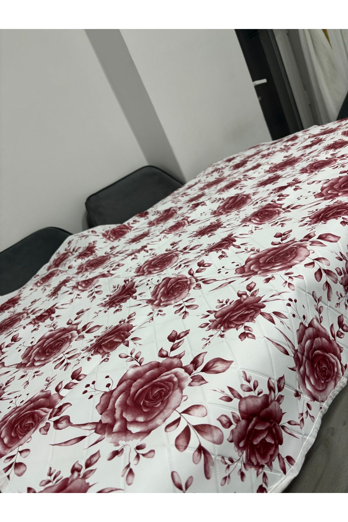 Muensu Deri Sofra Bezi, Muşamba Sofra Bezi, Deri, Muşamba Masa Örtüsü 002