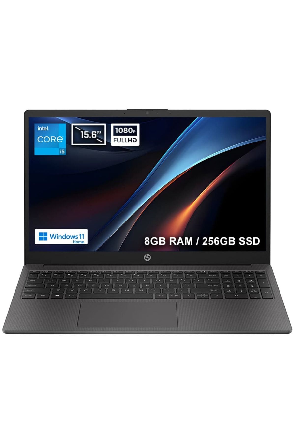 HP 250 G10 B2Nc9Es İ5-1334U 8 Gb 256 Gb Ssd 15.6 Inc W11 Home Notebook Taşınabilir Bilgisayar