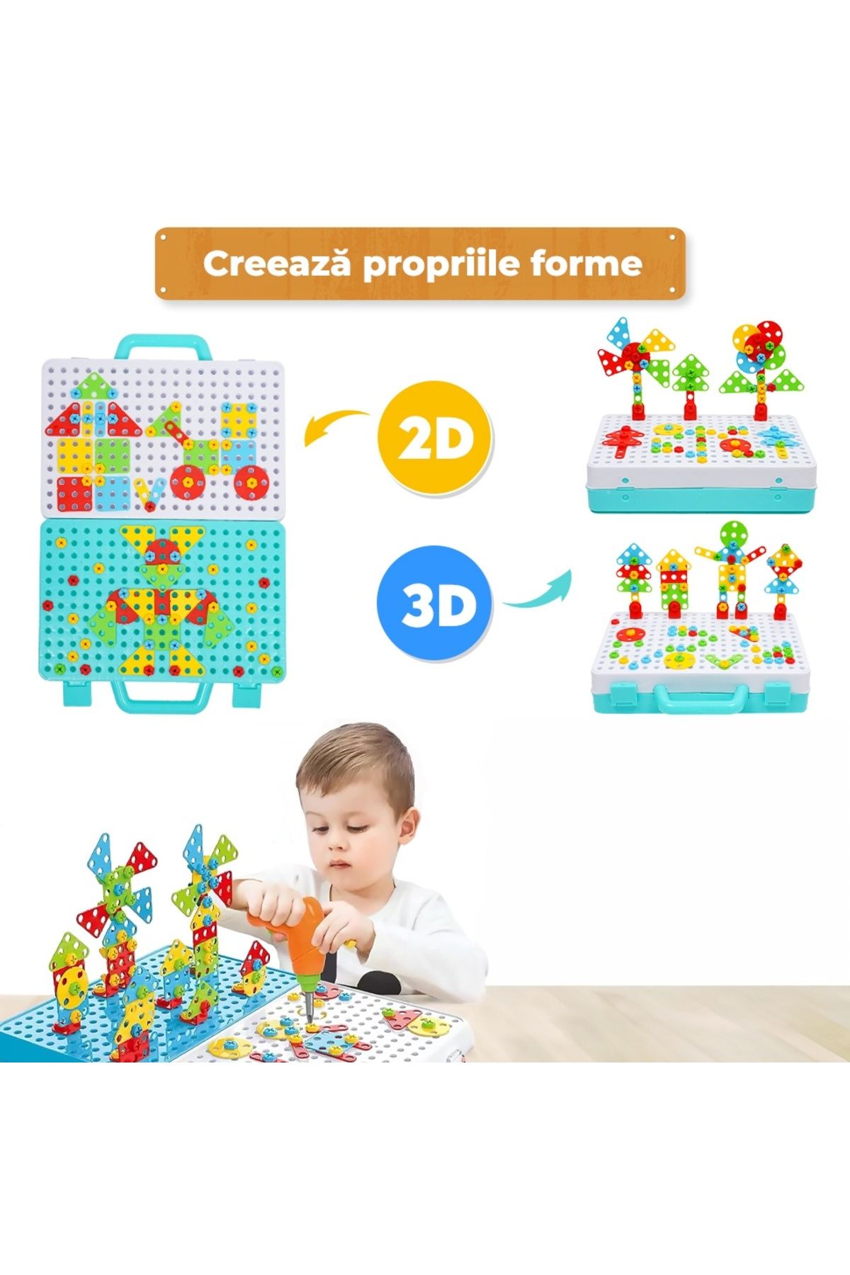 Pitikot-Pitikot® STEM educational and interactive toy, with screwdriver, self-threading 5