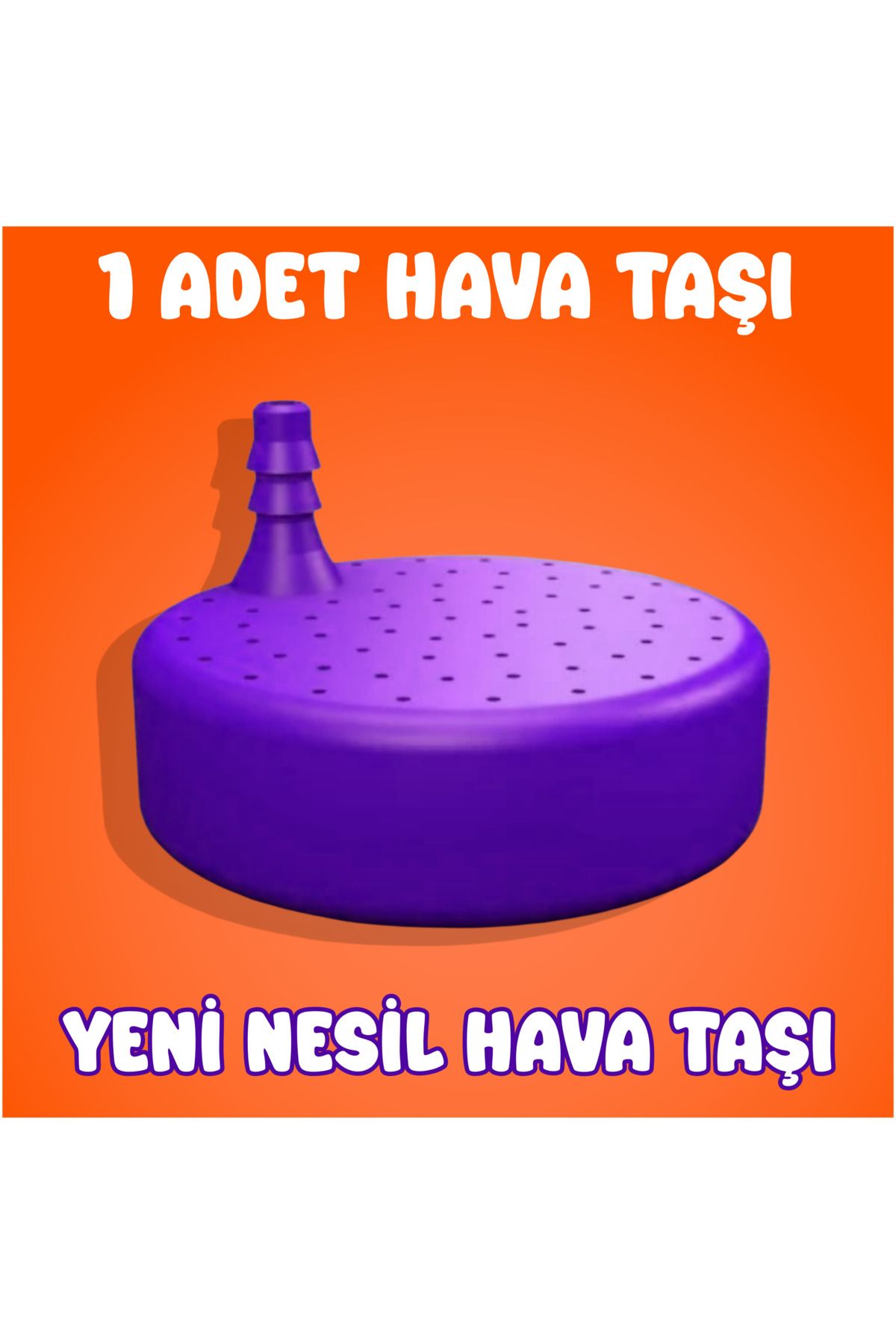 Akvaryum Hava Taşı / 1 Adet / Büyük Renkli Hava Taşı / Akvaryum Hava Taşı ( Mor Renk )