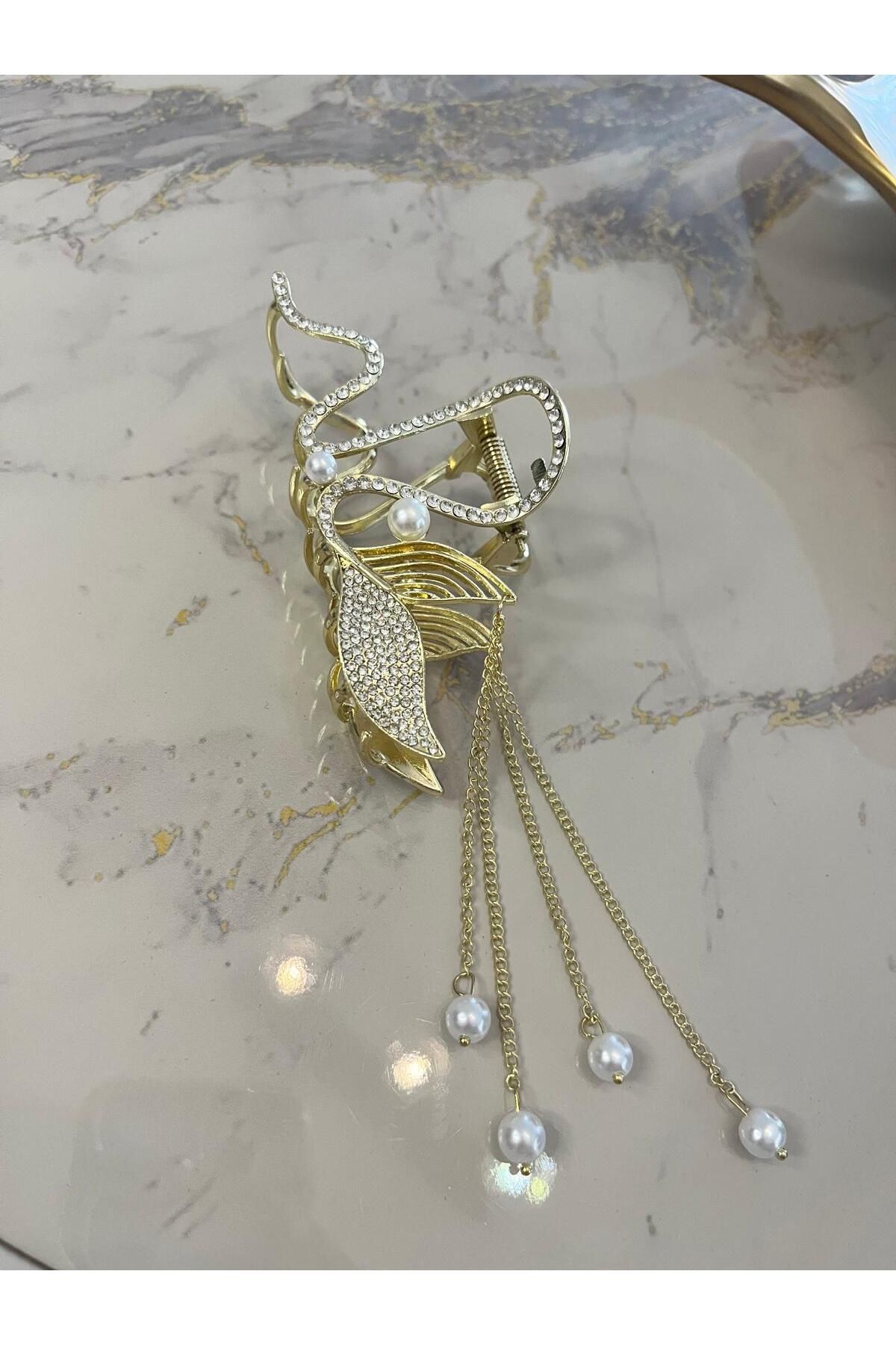 Miu Jewelry Metal Tırmık Toka