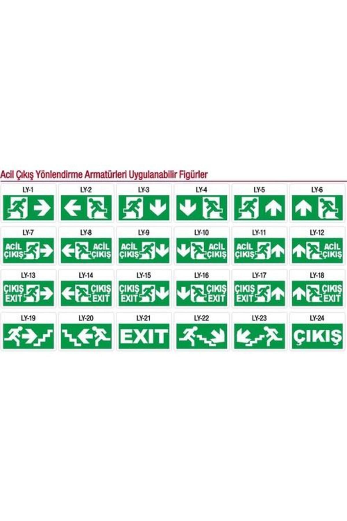 Arsel-Dekolite Z Series Eko Ae-3223-Le Emergency Exit Directional Device Continuous and Interrupted 180 Min 6