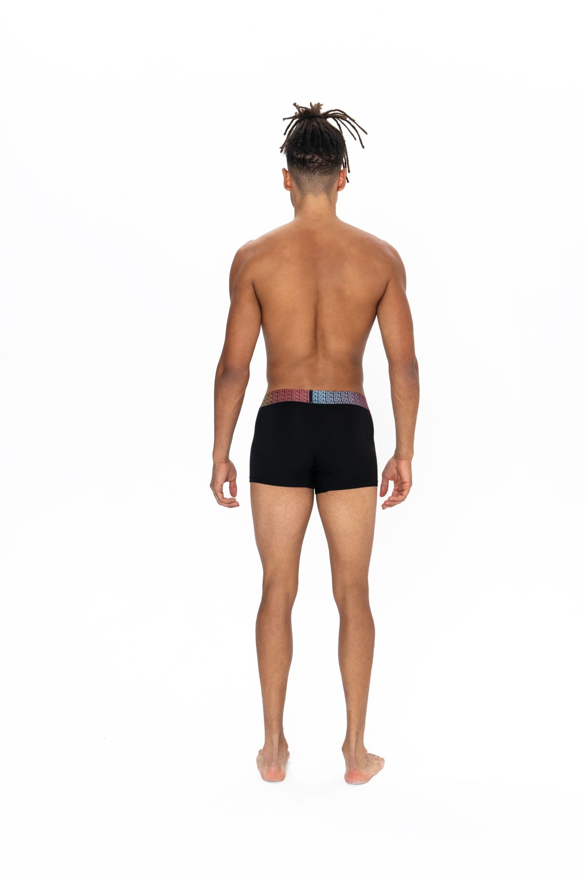 U.S. Polo Assn. U.S. Polo Assn. Erkek Siyah - Gri Melanj - Lacivert 3 Lü Kutulu Boxer - Çoklu Renk - BNLLY80Z57V1R