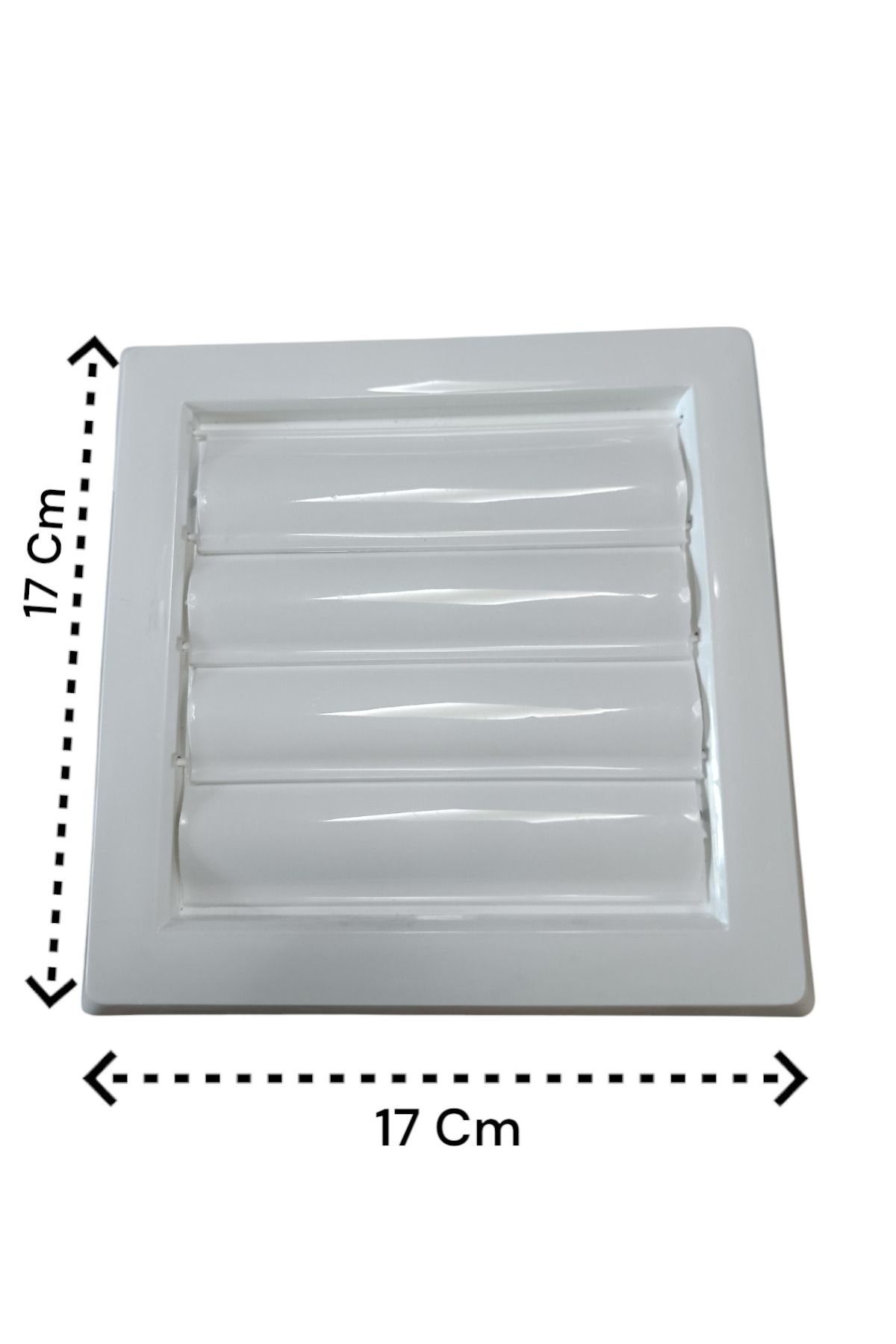 intoku Havanlandırma Kapağı Ayarlanabilir Menfez Ağzı Yapraklı Banyo & WC Menfezi 17x17 Cm