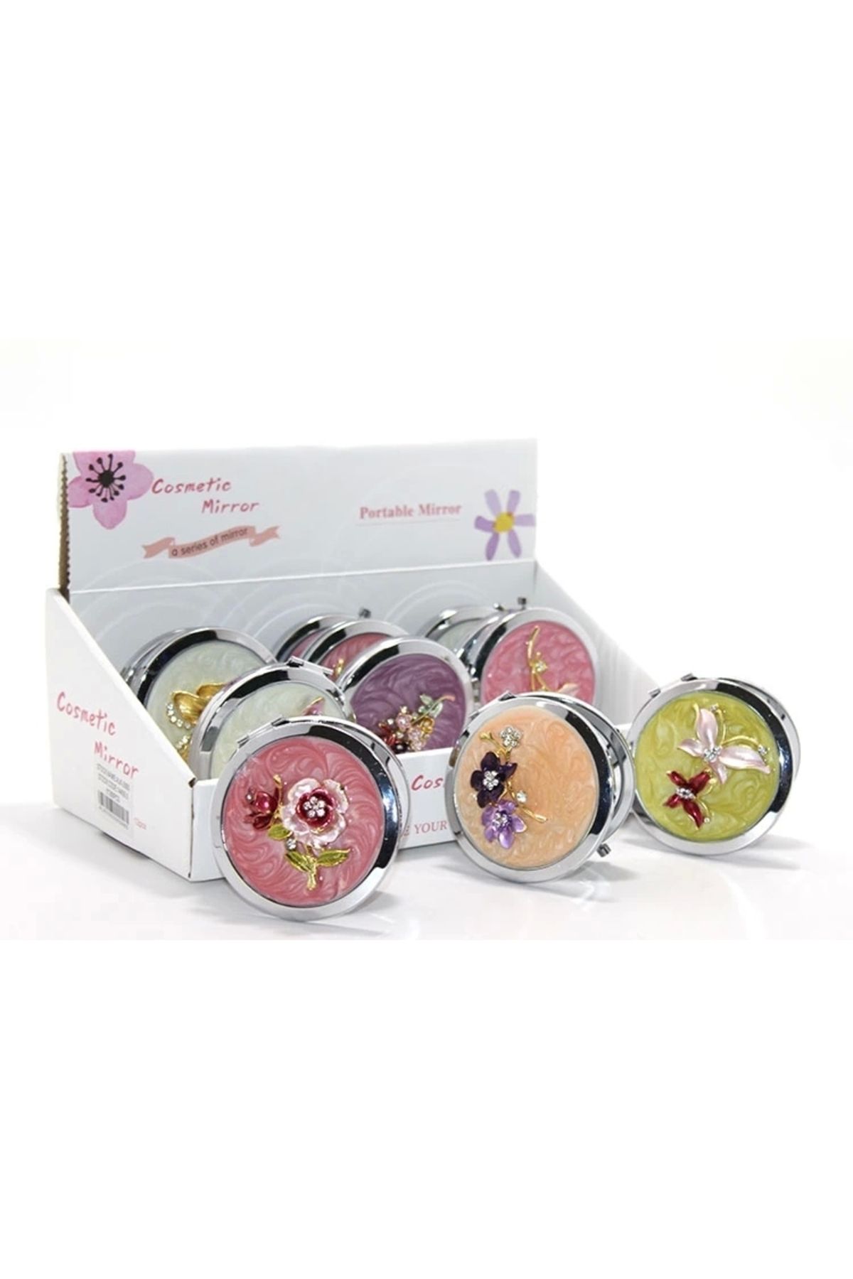 ShopNova Kabartmalı Desenli El Aynası Alk2880