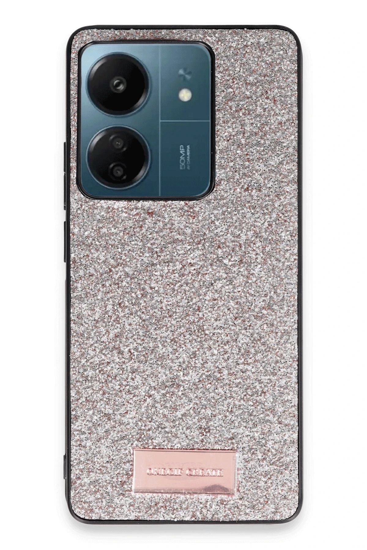ONEGIF Xiaomi Redmi 13C Bright Simli Kapak - Gold FERRG