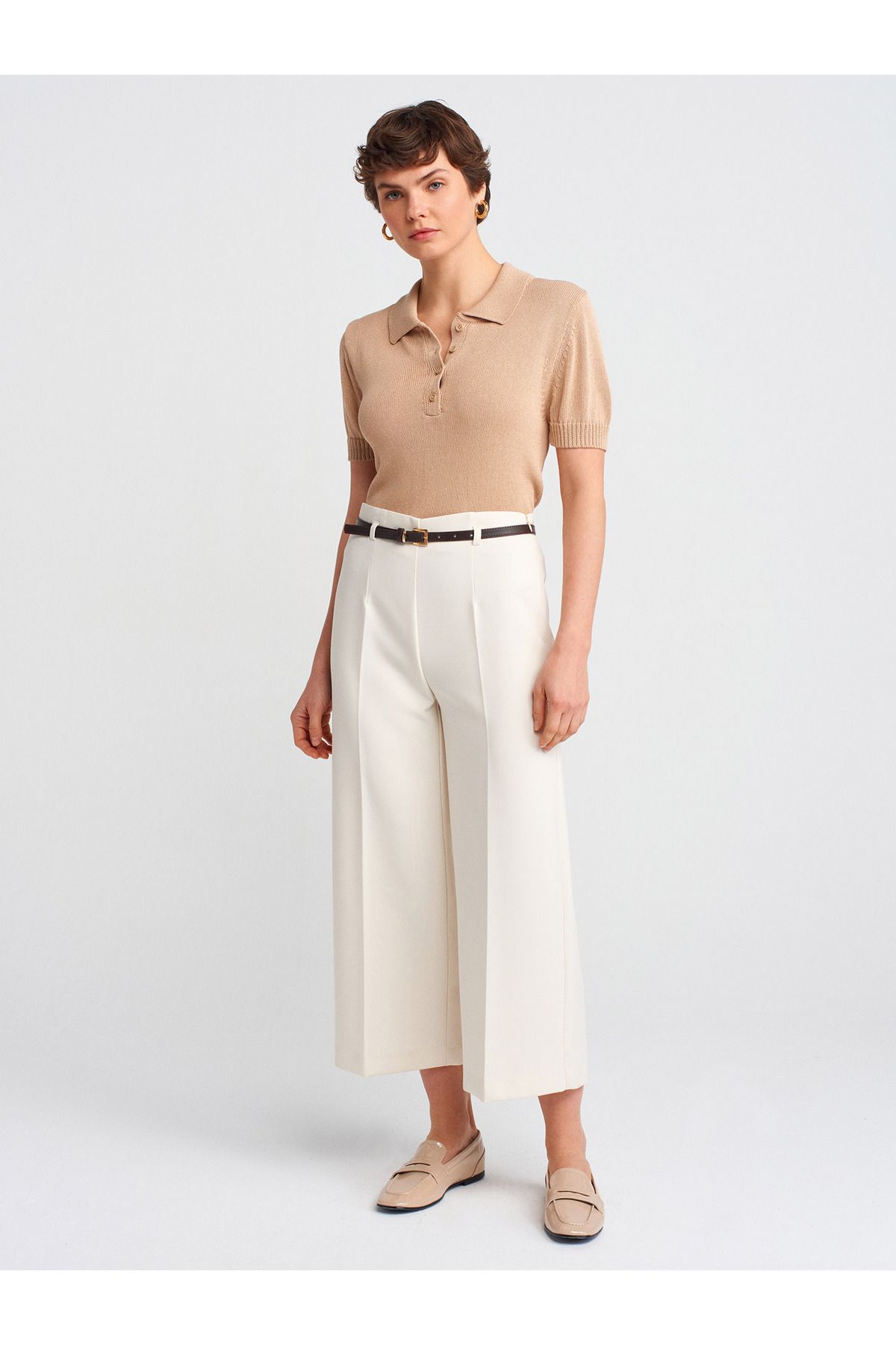 Dilvin 71616 Kemerli Culotte Pantolon