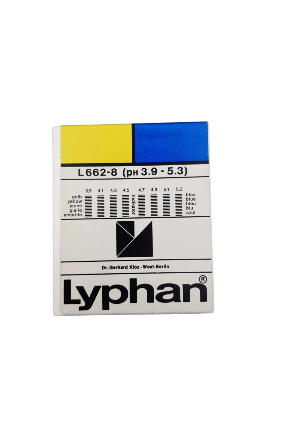 LYPHAN Ph Kağıdı 3.9 / 5.3 Test Stripts 1 Paket