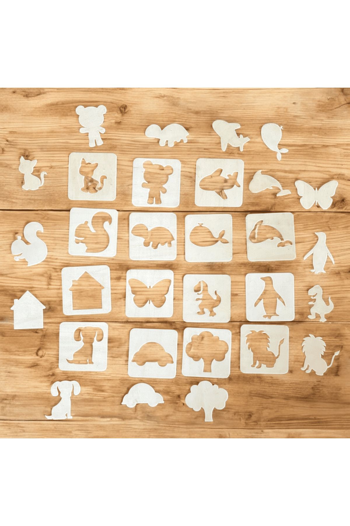 antiola Çizim Boyama Resim Eşleştirme Kartları, 15 Adet Şablon, +3 Yaş Montessori Ahşap Oyuncak fotoğrafı 4 (önizleme)