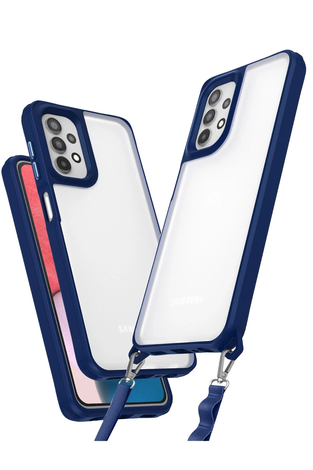 NewFace Samsung Galaxy A52 Kılıf Penta Silikon Kılıf - Lacivert FLKRY