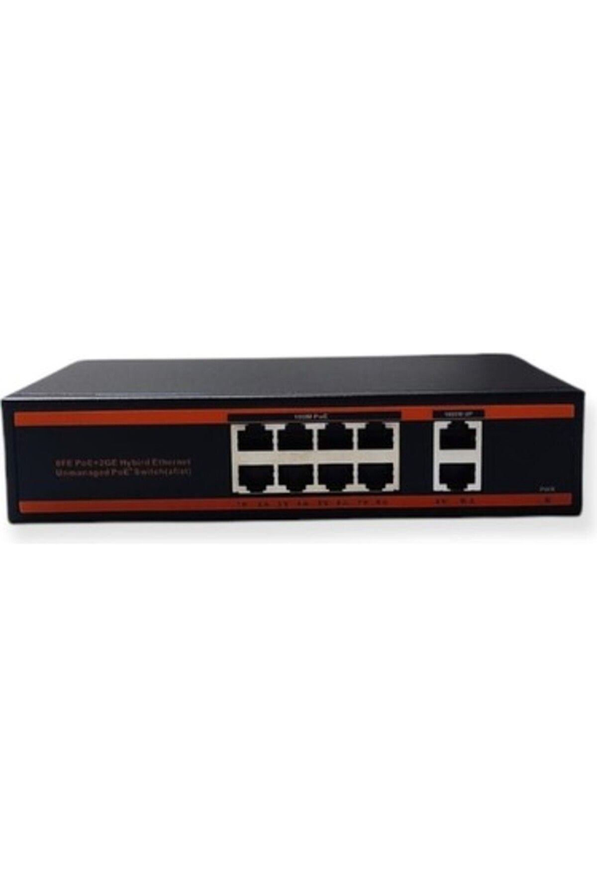 Nova Hif0820Fbl-C 8 Port Poe+ 10-100 Mbps 2 Port 10-100 Mbps Uplink Switch