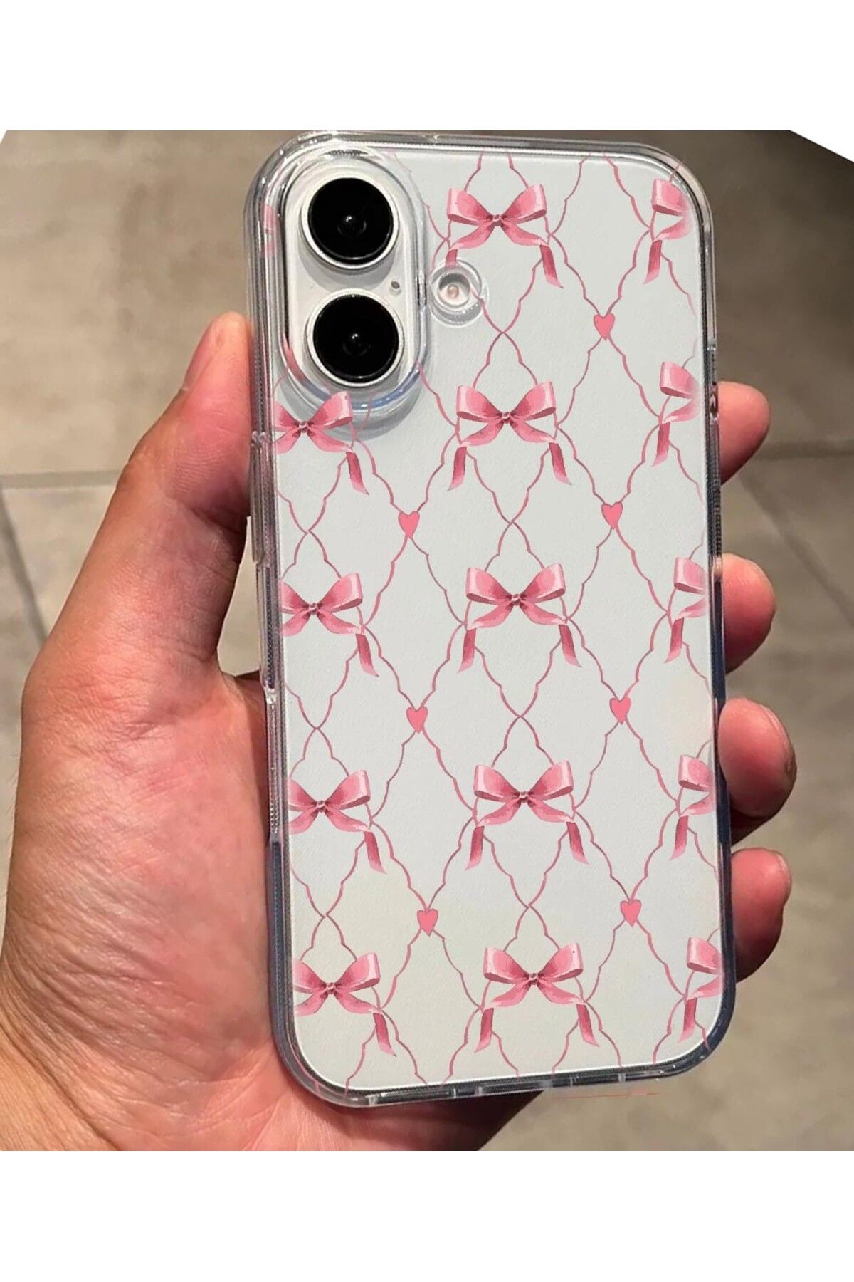 enfein Balporsuku IPhone 16 İle Uyumlu Desenli Şeffaf Kılıfı PRO01 Kapak Sarmaşıklık