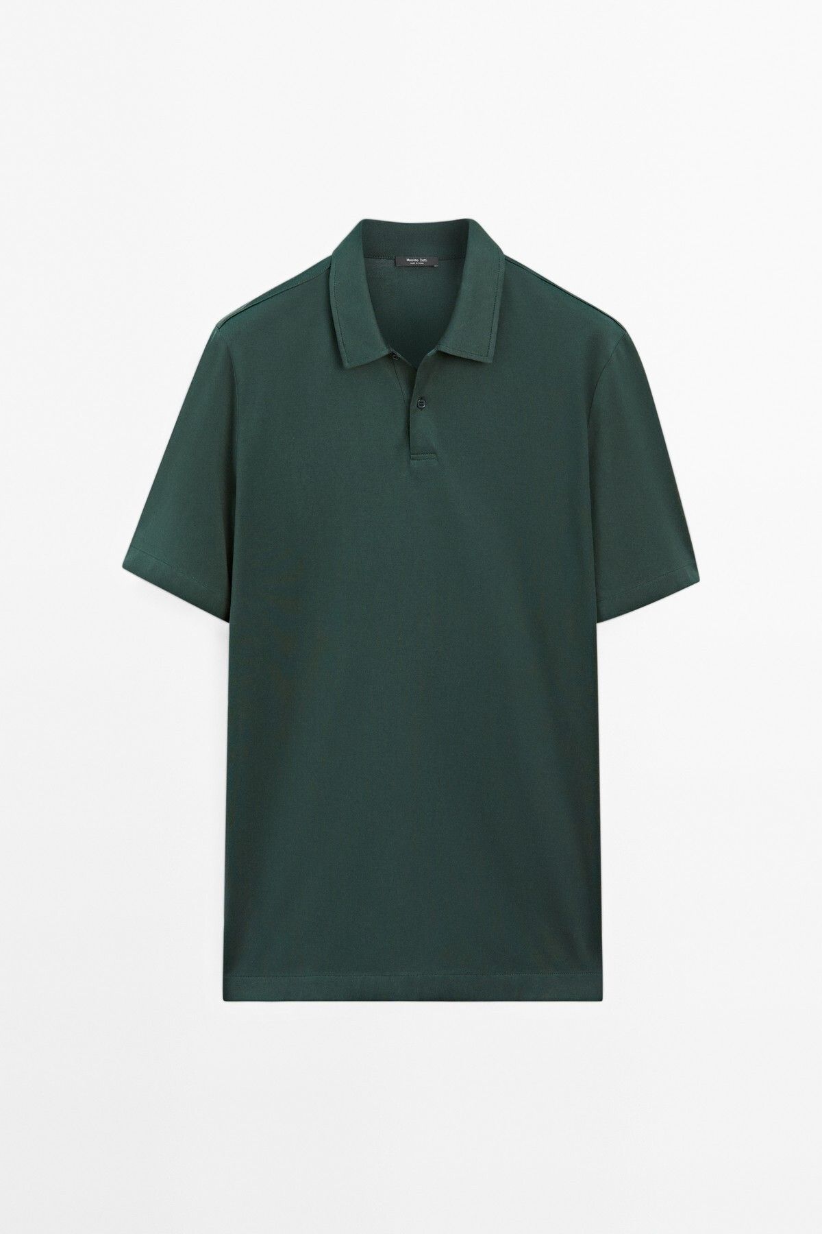 Massimo Dutti Slim fit pamuklu polo yaka t-shirt