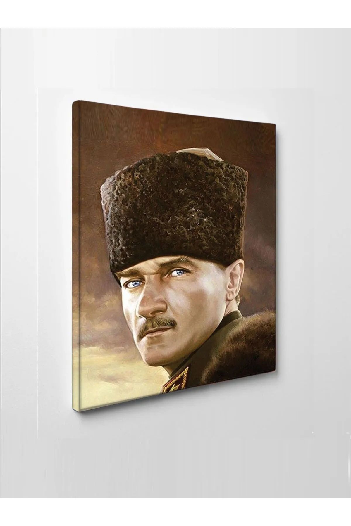 AKSESUAR DEPOSU Kanvas Tablo Mustafa Kemal Atatürk Led Işıklı
