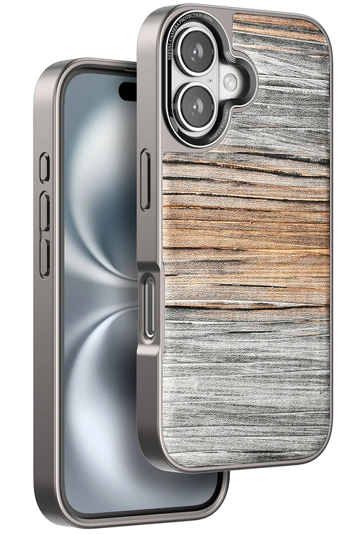 venco iPhone 16 Wave Kapak - Sarı FERRG