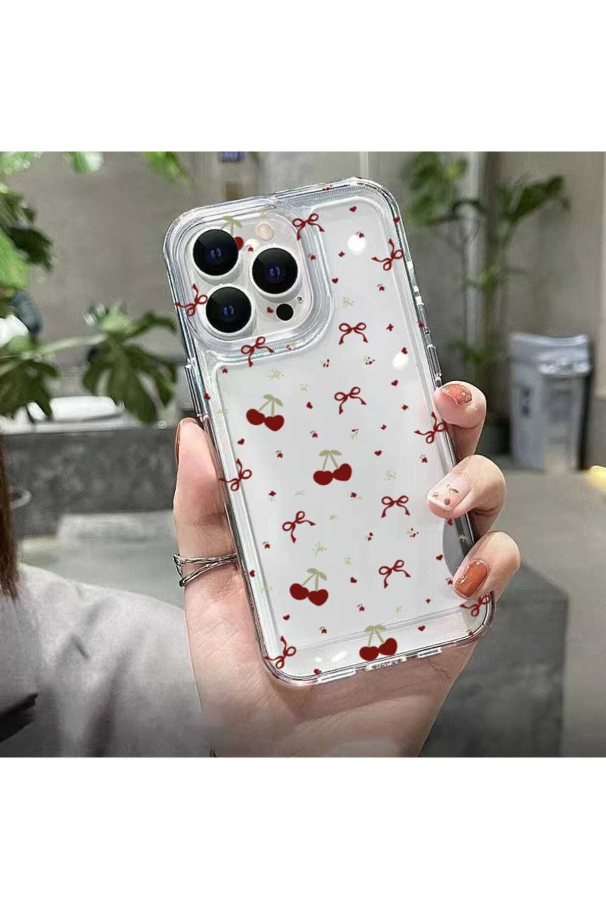 enfein Balporsuku IPhone 12 Pro Max İle Uyumlu Desenli Şeffaf Kılıfı PRO01 Kapak Minnoş